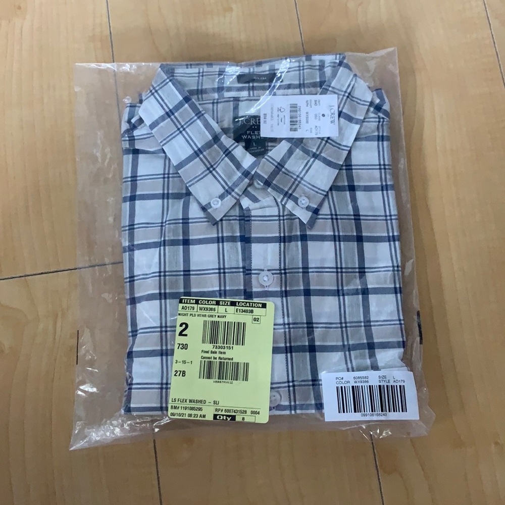 New with tags button down dress shirt jcrew